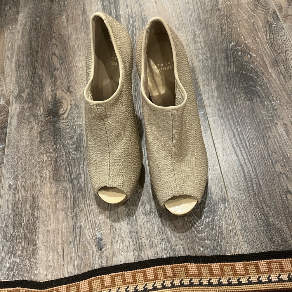 Coach Beige and Brown Wedge Sandals - Picture 15 of 15